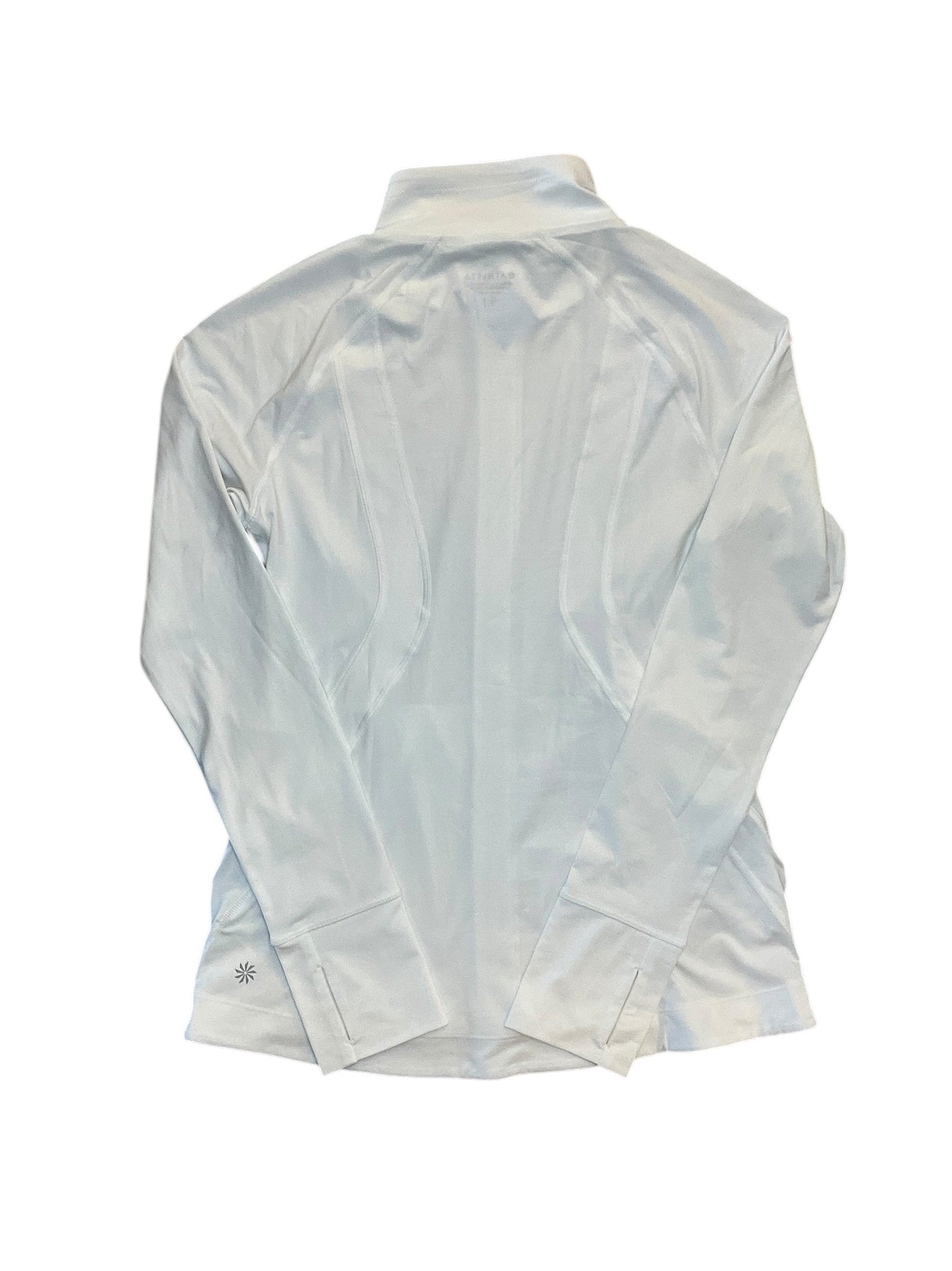 Athletic Jacket By Athleta In White, Size:Xsp