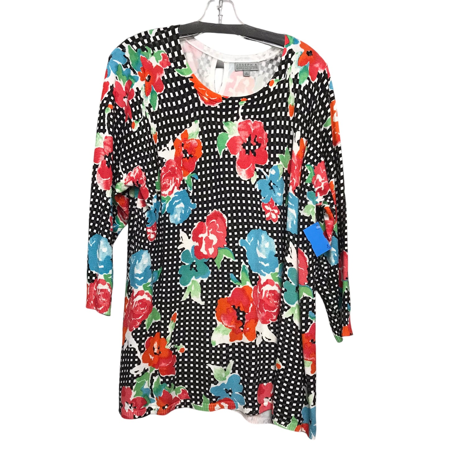 Sweater By Joseph A. In Floral Print, Size:Xl