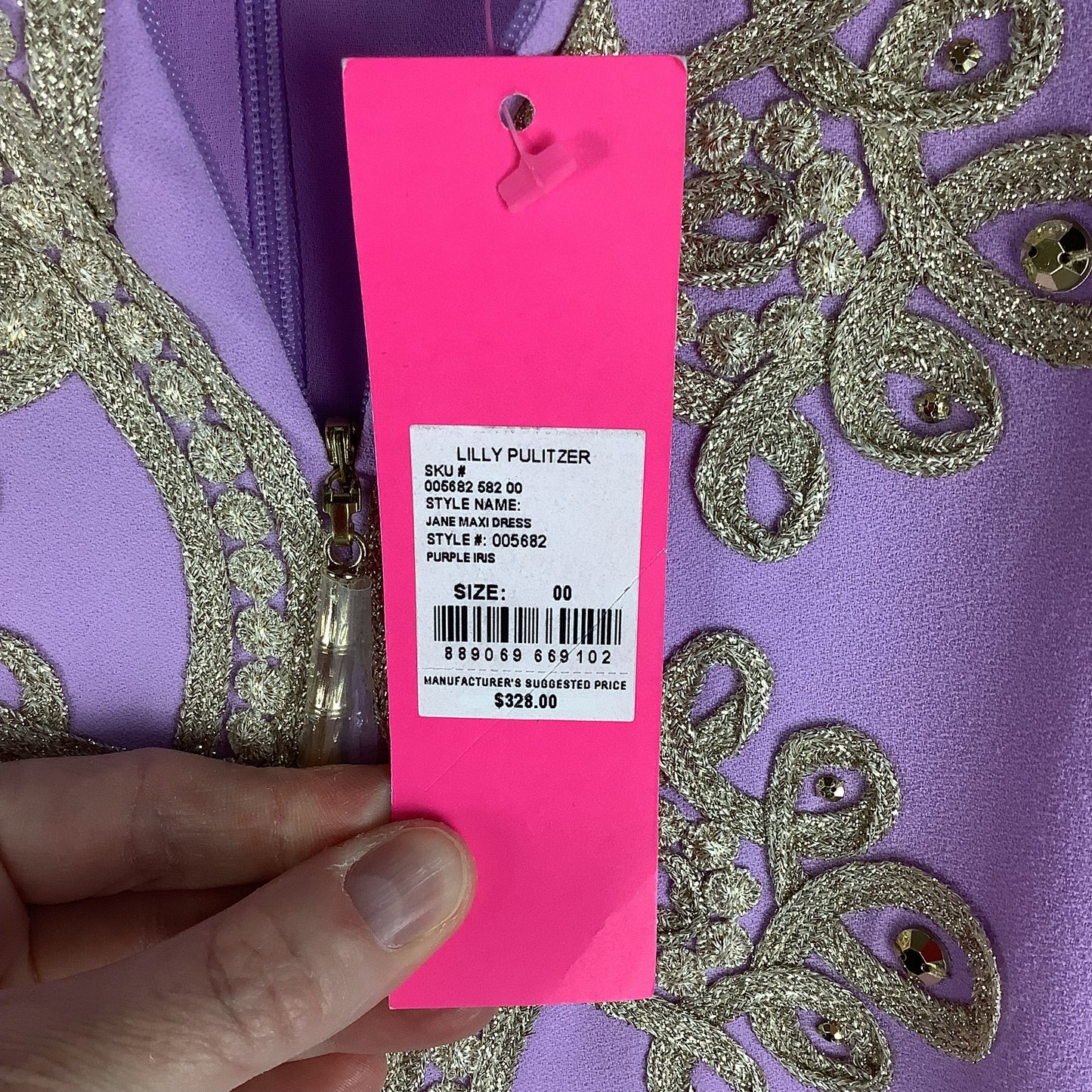 Dress Designer By Lilly Pulitzer In Purple, Size: 00