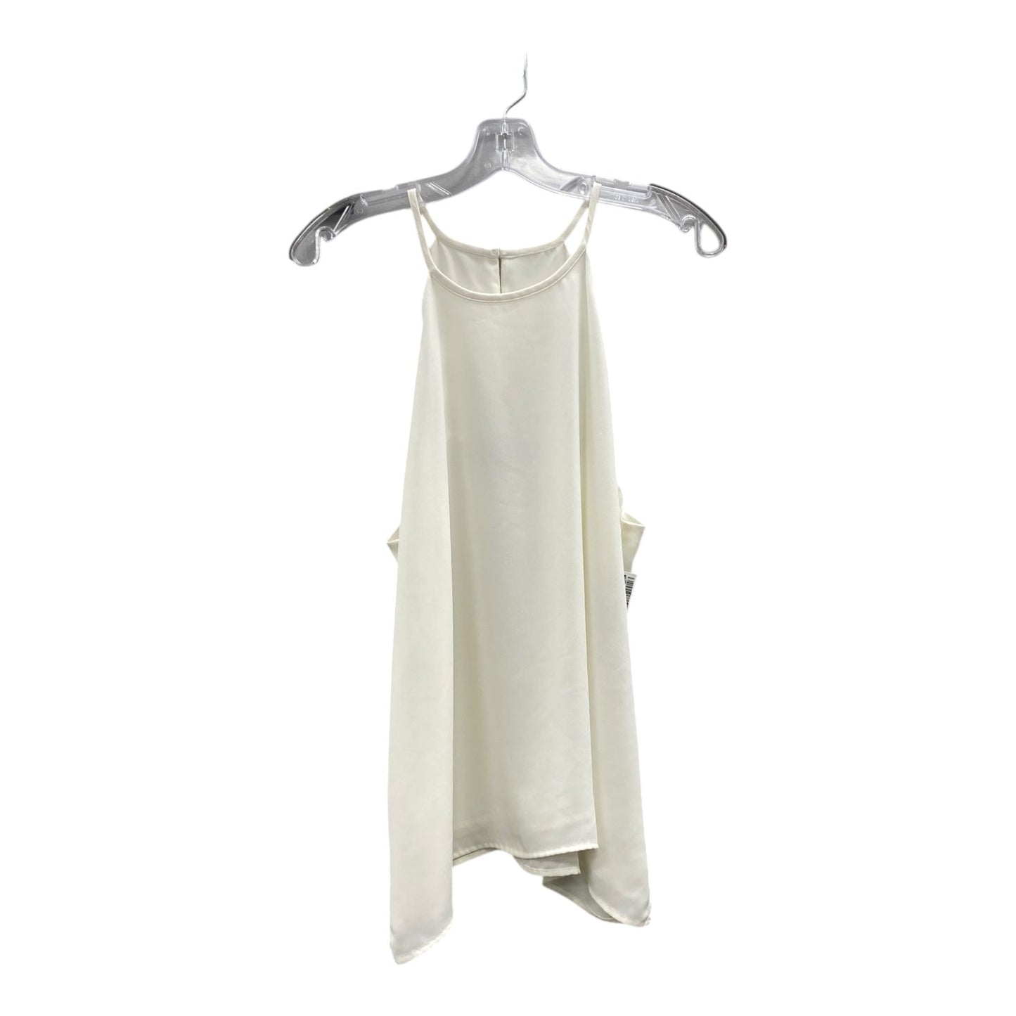 Top Sleeveless By Loft In White, Size:M