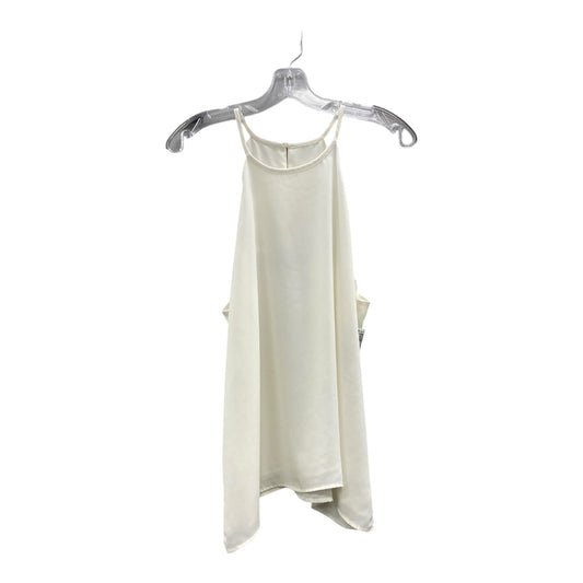 Top Sleeveless By Loft In White, Size:M
