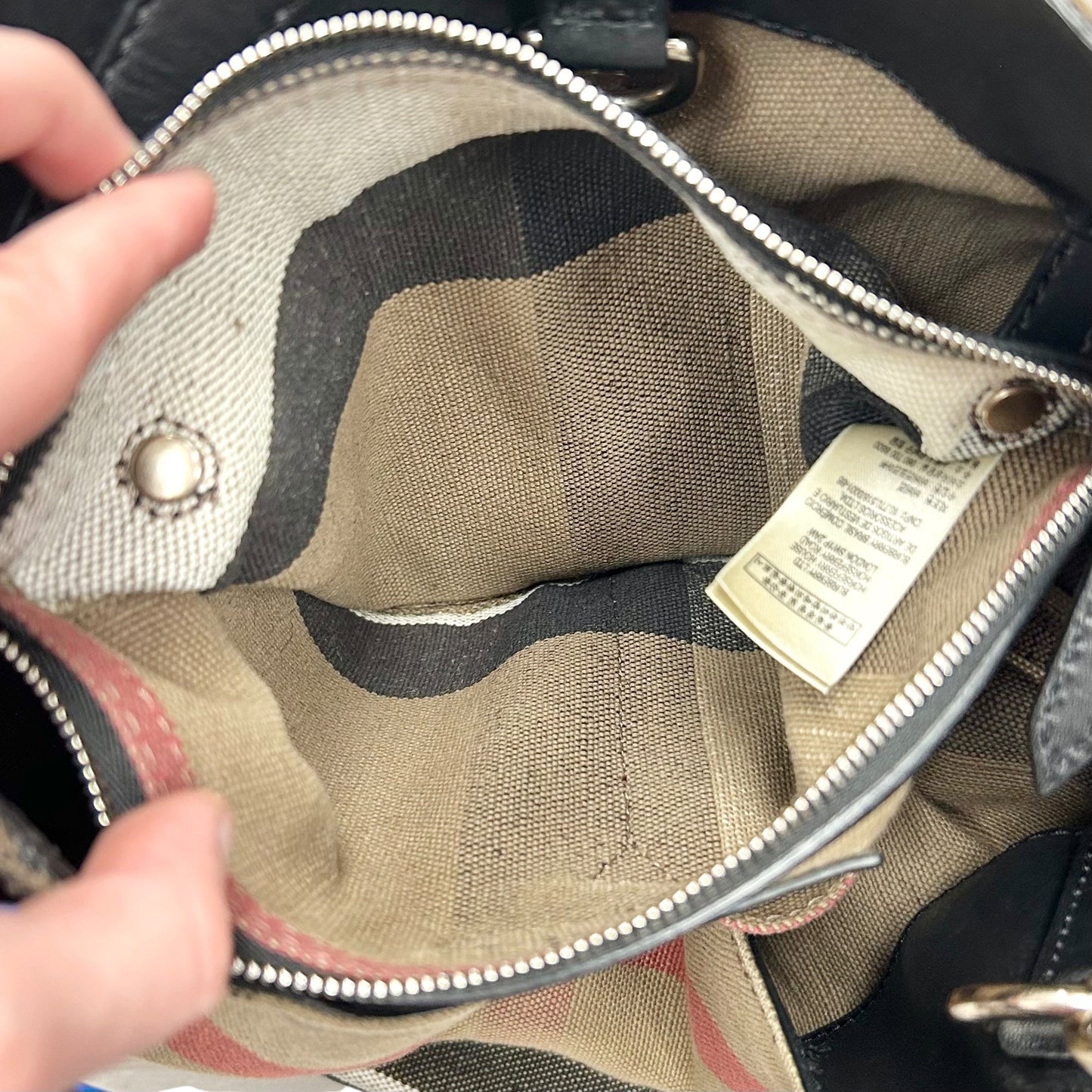 Crossbody Luxury Designer By Burberry, Size: Large