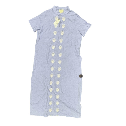 Dress Casual Maxi By Sail To Sable In Blue & White, Size:Xxl