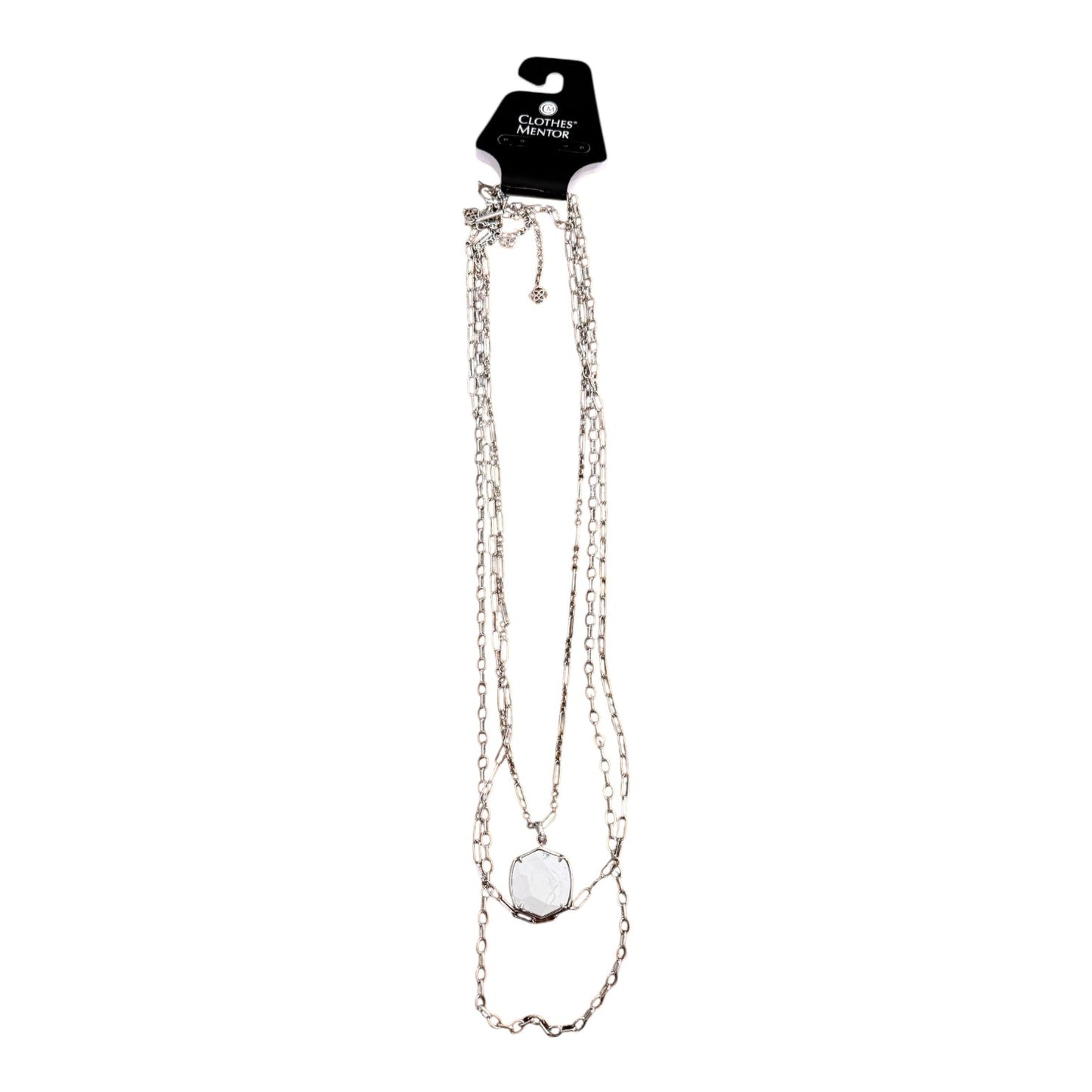 Necklace Charm By Kendra Scott In Silver & White