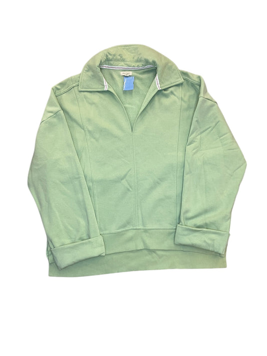 Sweatshirt Collar By Pilcro In Green, Size:L