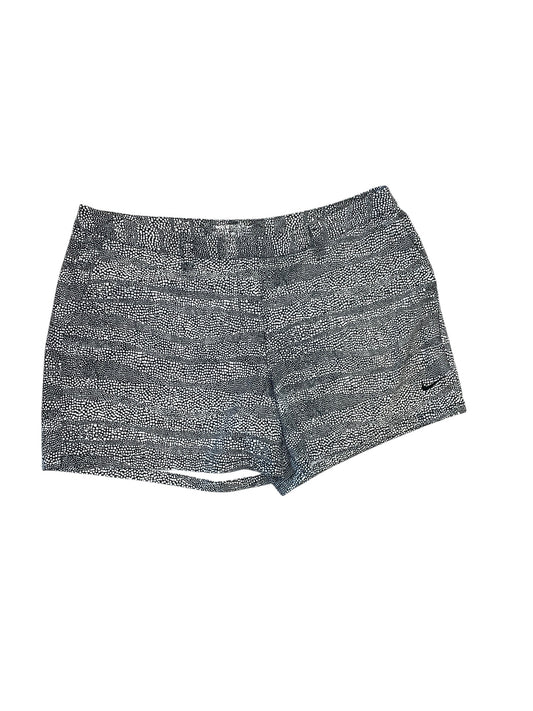 Athletic Shorts By Nike Apparel In Black & White, Size:L