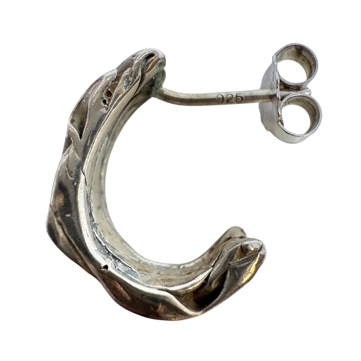 Sterling Silver Curved Post Earrings