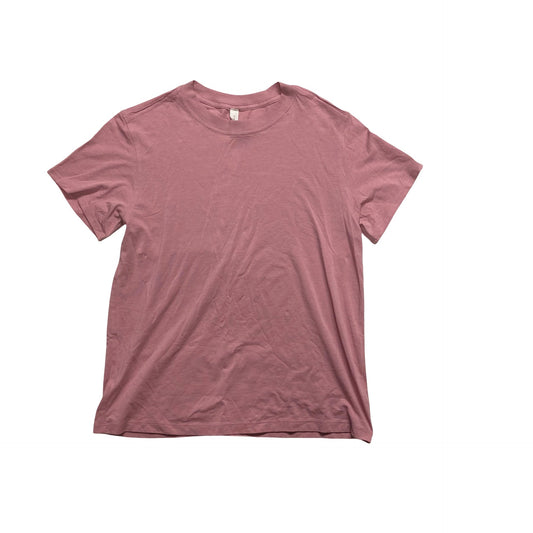 Athletic Top Ss By Lululemon In Mauve, Size:2
