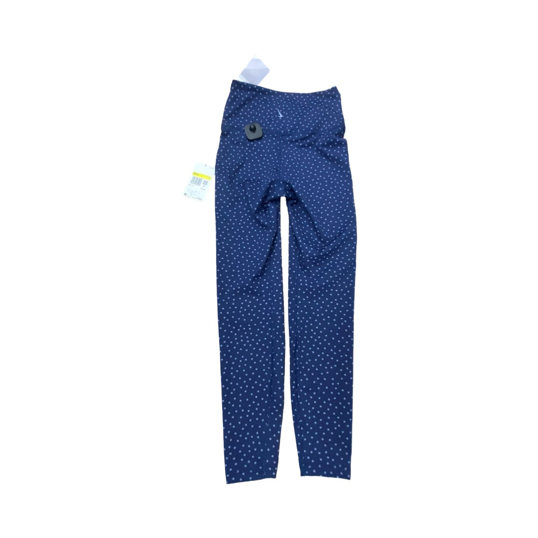 Athletic Leggings By Nike In Blue, Size:S