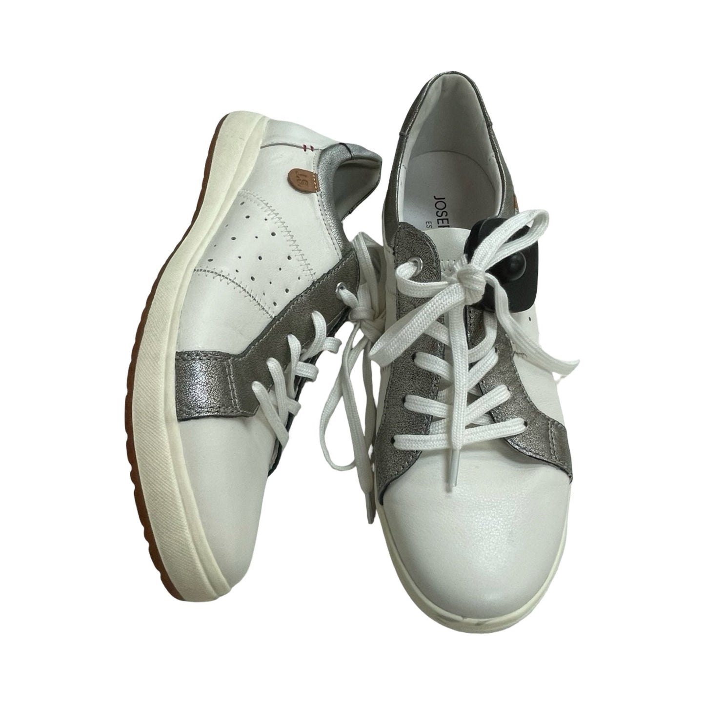 Shoes Athletic By Josef Seibel In White, Size:8.5