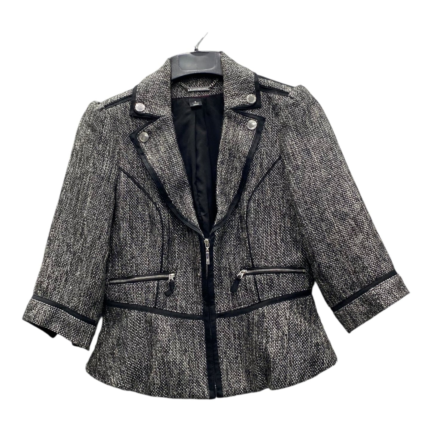 Blazer By White House Black Market In Black & Grey, Size:M