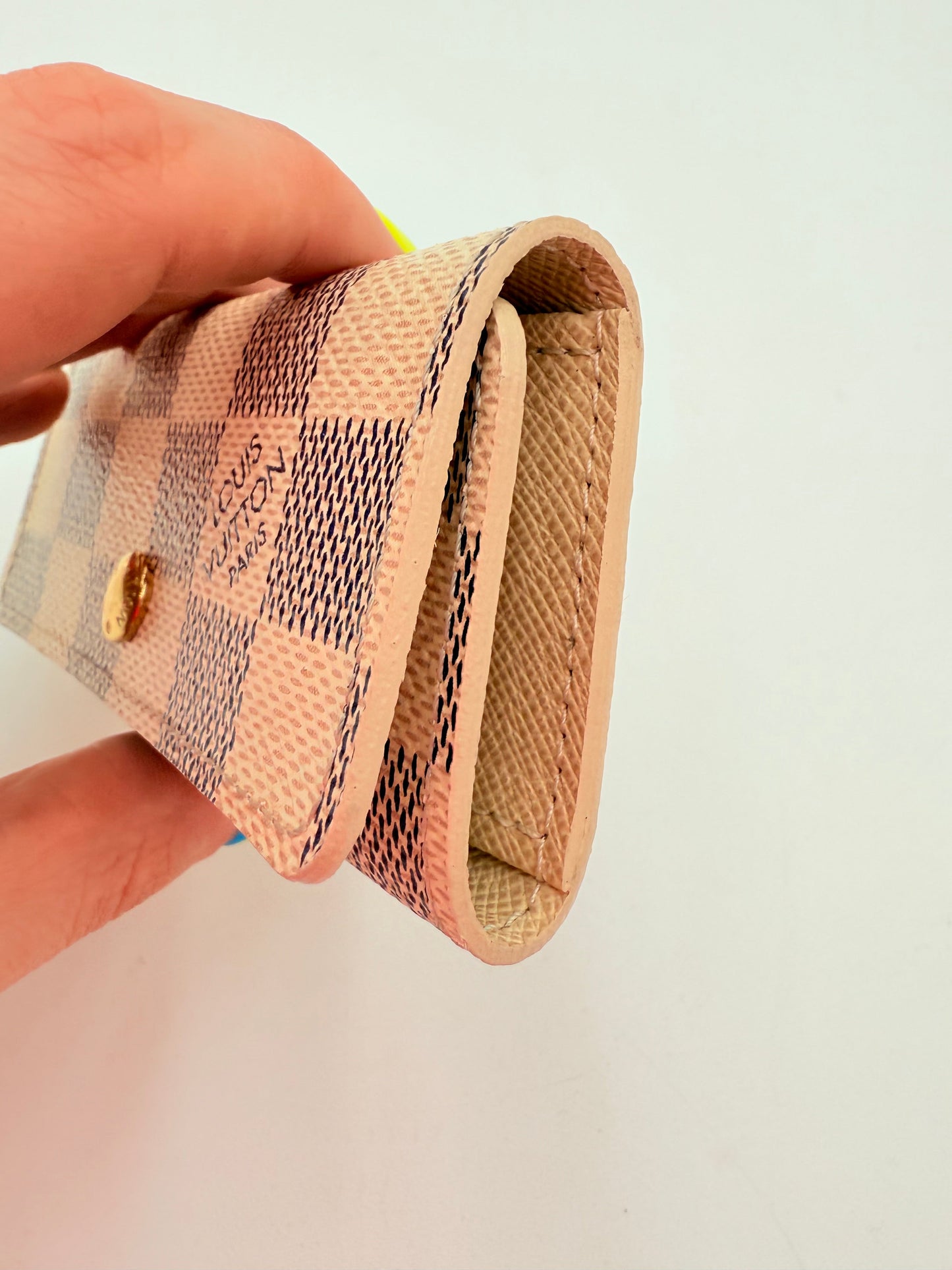 Accessory Luxury Designer Tag By Louis Vuitton In Cream