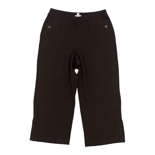 Pants Wide Leg By Pure Jill In Brown, Size:M