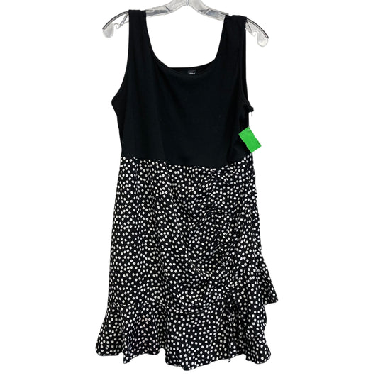 Dress Casual Short By Shein In Black & White, Size:Xxl