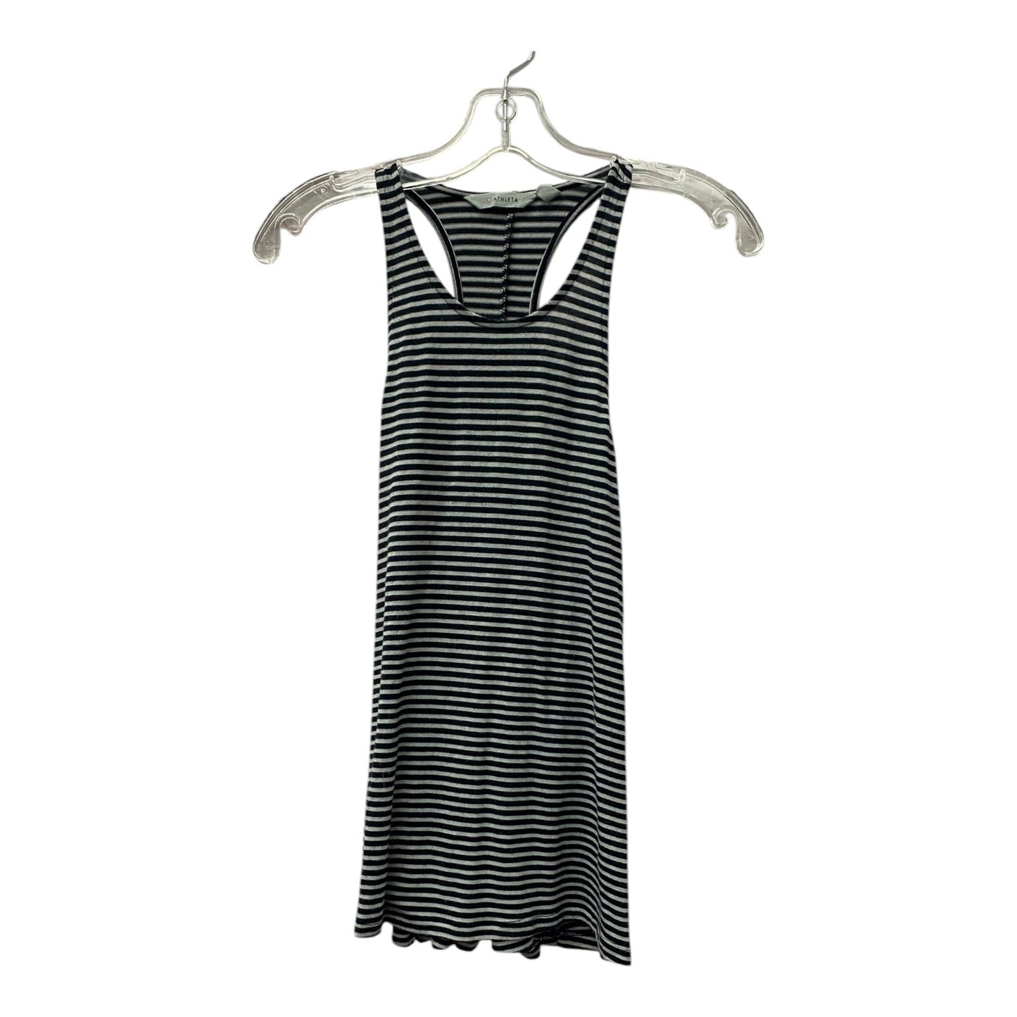 Athletic Tank Top By Athleta In Black & White, Size:Xxs