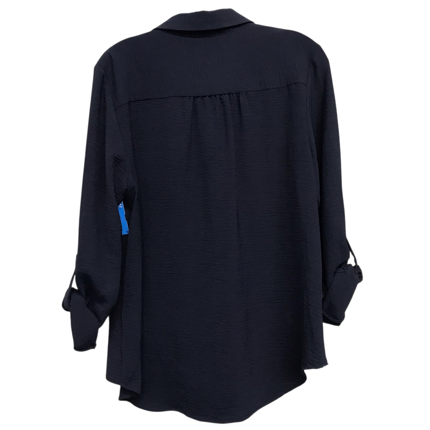 Blouse 3/4 Sleeve By Tommy Hilfiger In Navy, Size:S