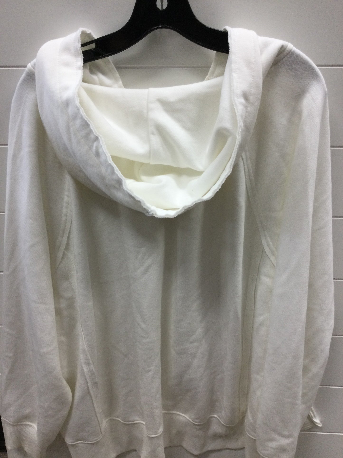 Sweatshirt Hoodie By American Eagle In White, Size:M