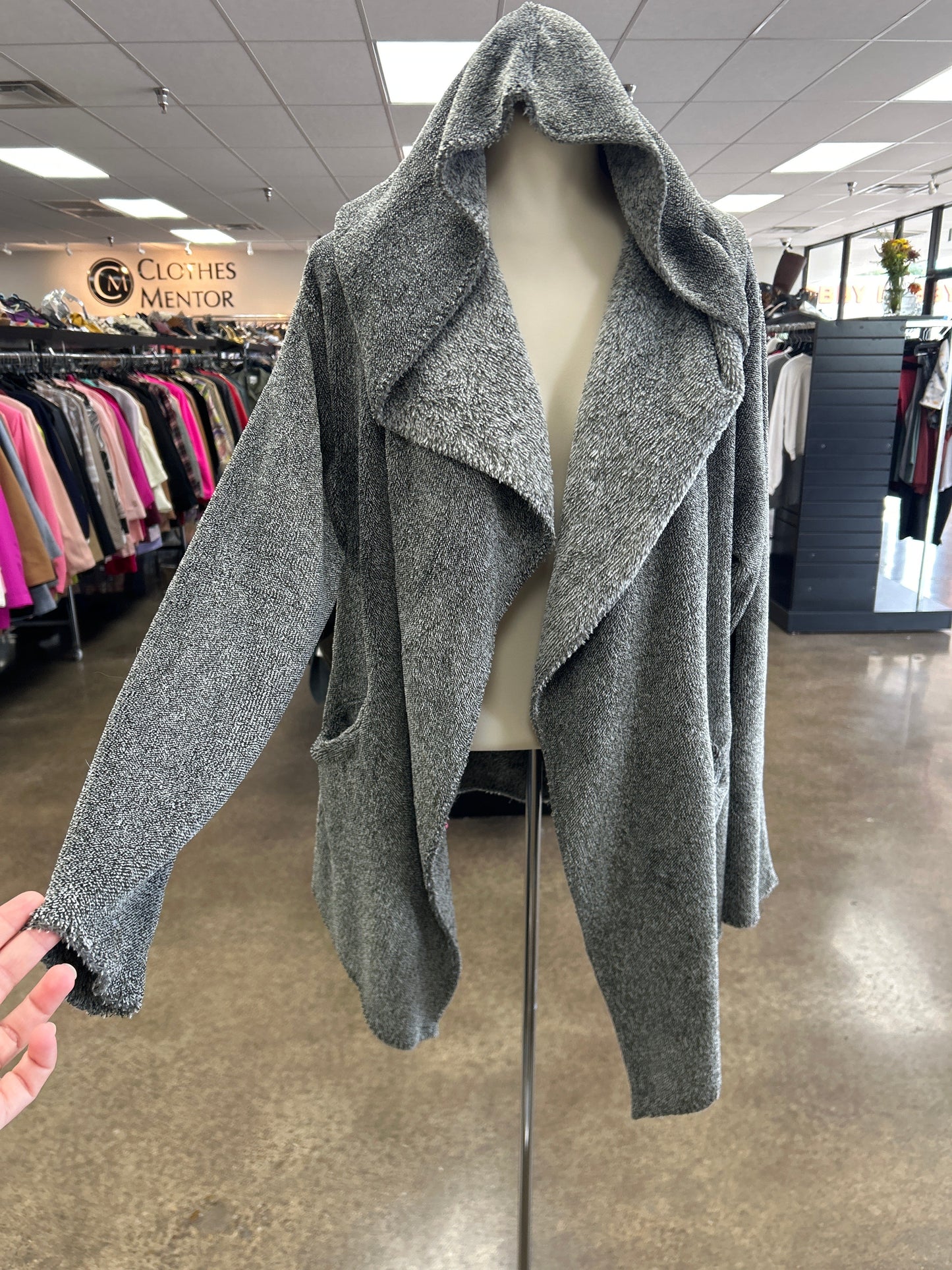 Cardigan By Johnny Was In Grey, Size:Xs
