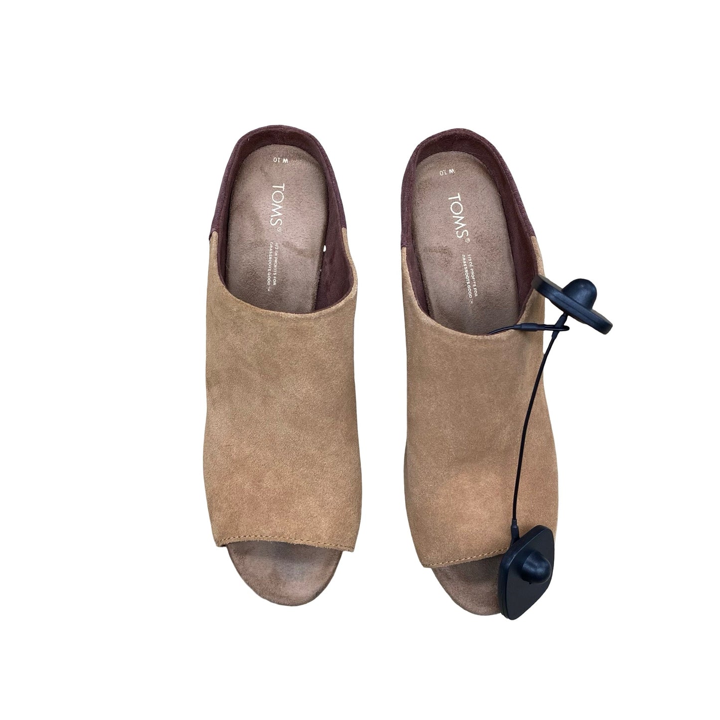 Shoes Heels Block By Toms In Brown, Size:10