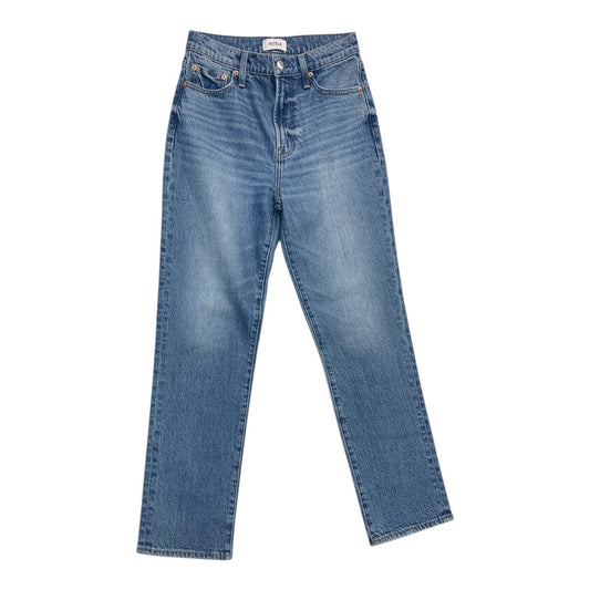 Jeans Straight By Pistola In Blue Denim, Size:2