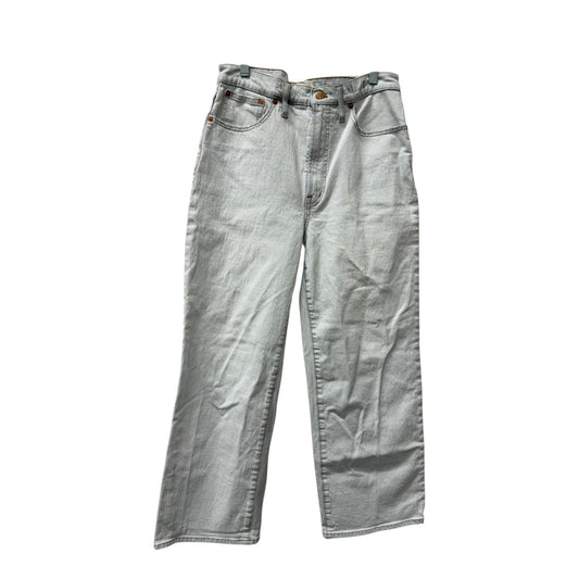 Jeans Wide Leg By Madewell In Blue, Size:8