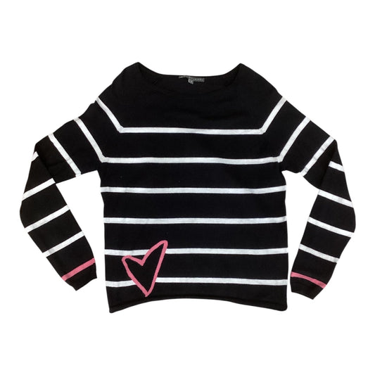 Sweater By Elliott Lauren In Black & White, Size:S