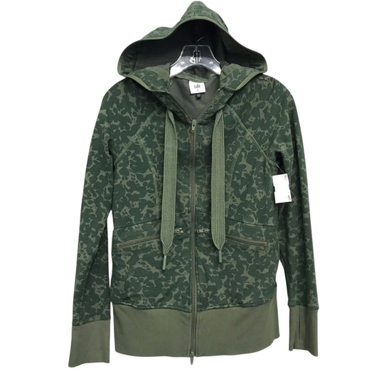 Athletic Jacket By Cabi In Camouflage Print, Size:Xs