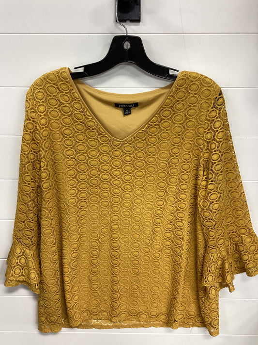 Top Ss By Roz And Ali In Yellow, Size:Xl