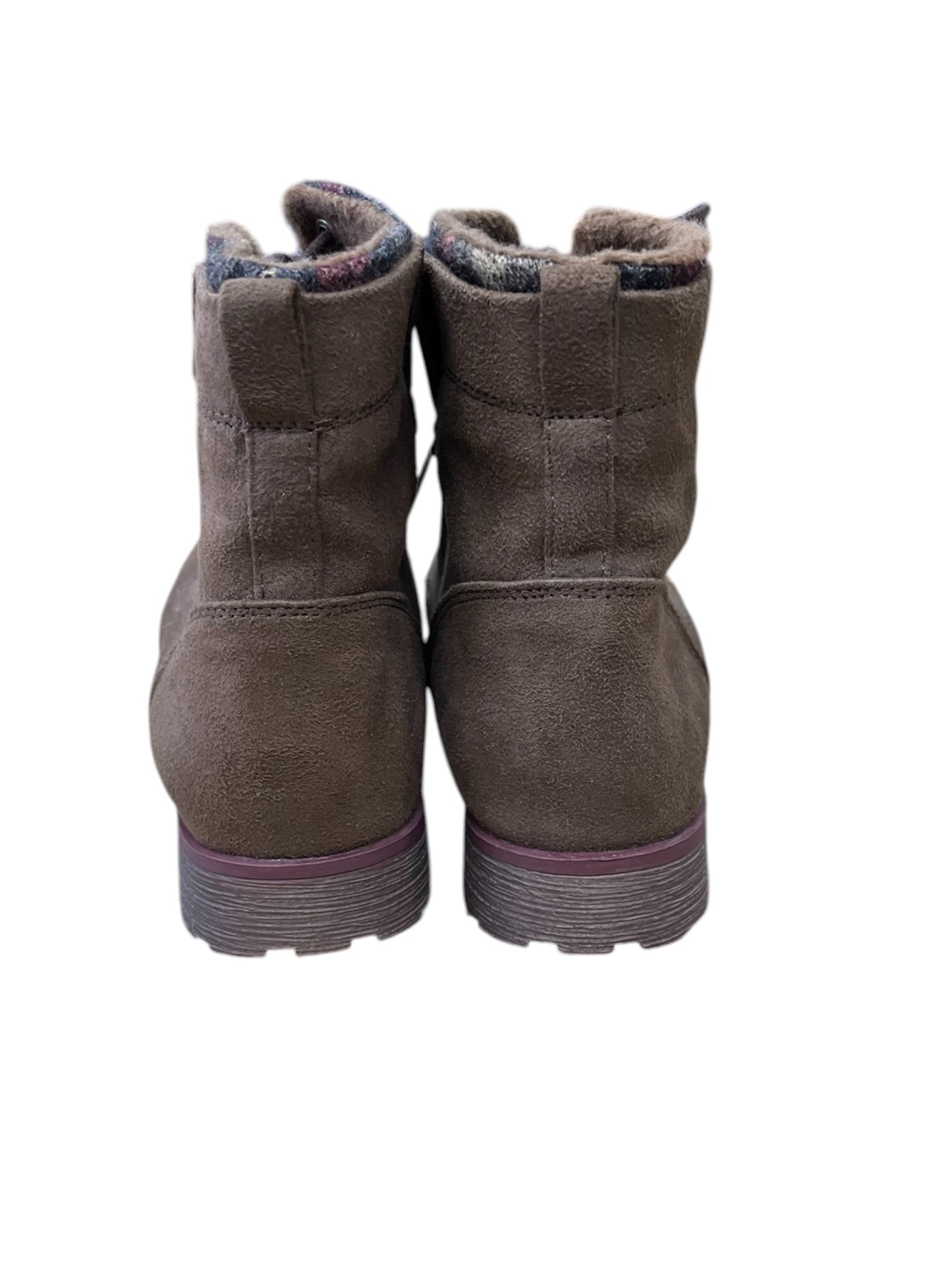 Boots Ankle Flats By Rock And Candy In Brown, Size:8