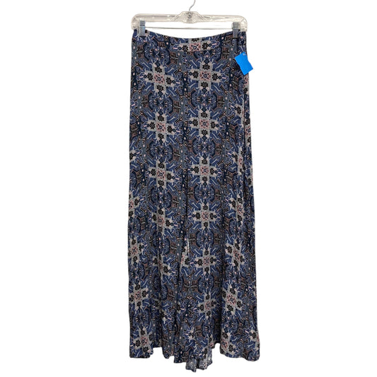 Skirt Maxi By Bobeau In Blue & Grey, Size:S