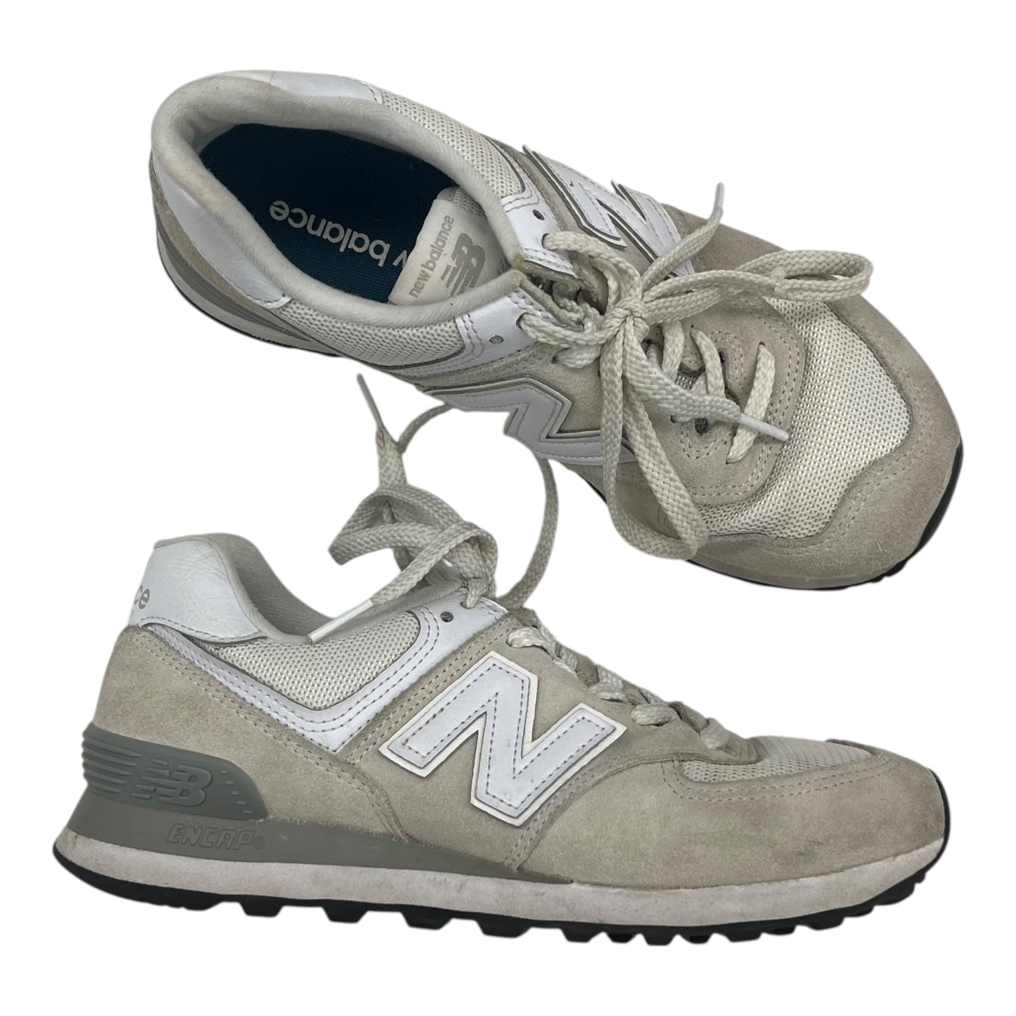 Shoes Sneakers By New Balance In Cream, Size:8.5