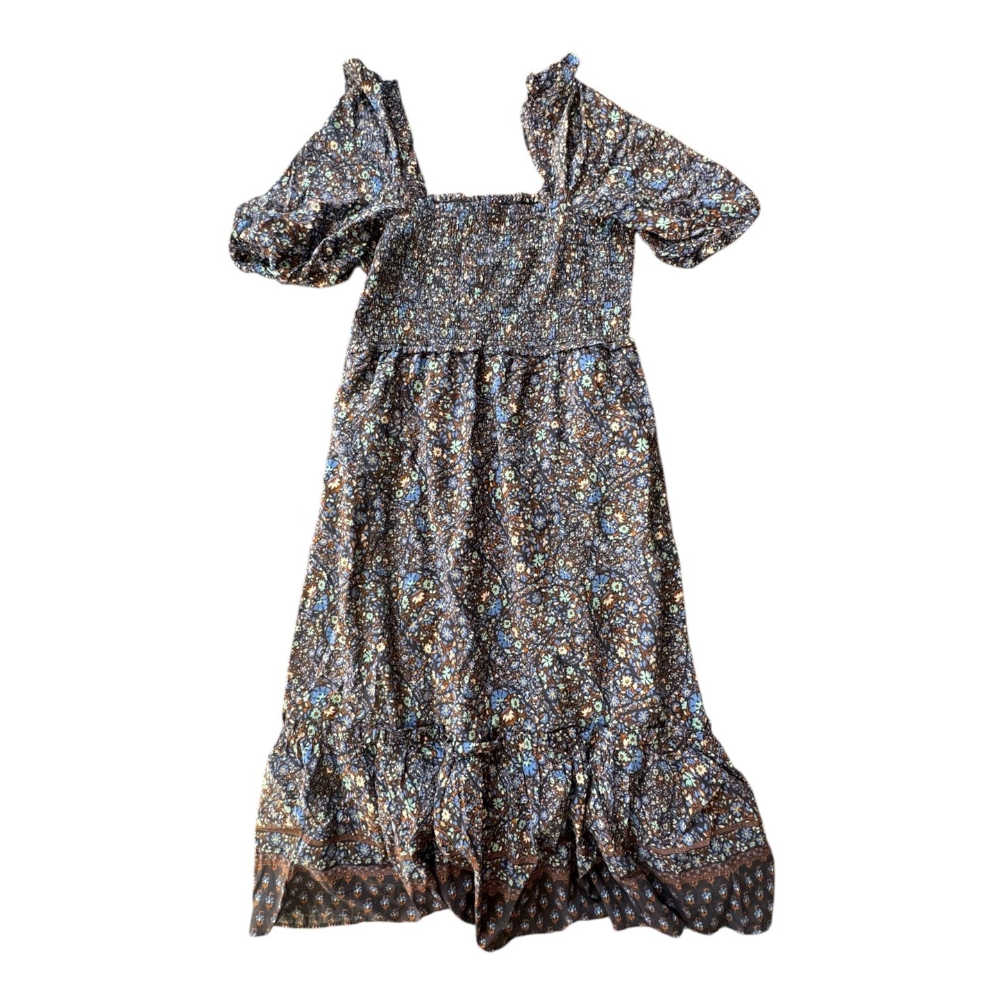 Dress Casual Maxi By Vineyard Vines In Multi, Size:L