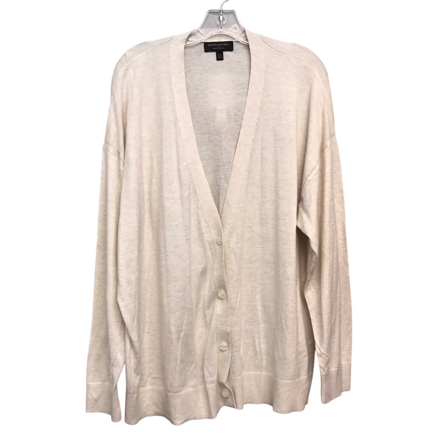 Cardigan By Banana Republic In Tan, Size:Xxl