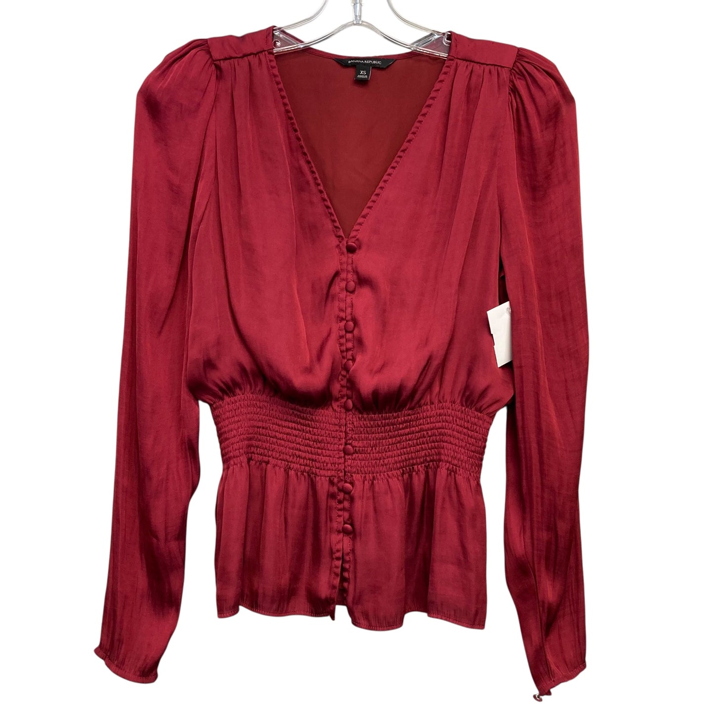 Top Ls By Banana Republic In Red, Size:Xs