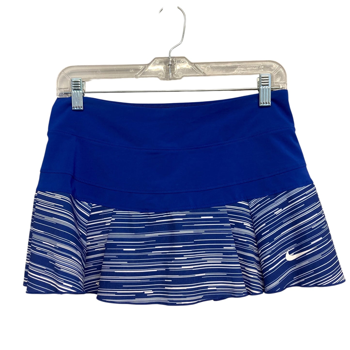Athletic Skort By Nike In Blue & White, Size:S