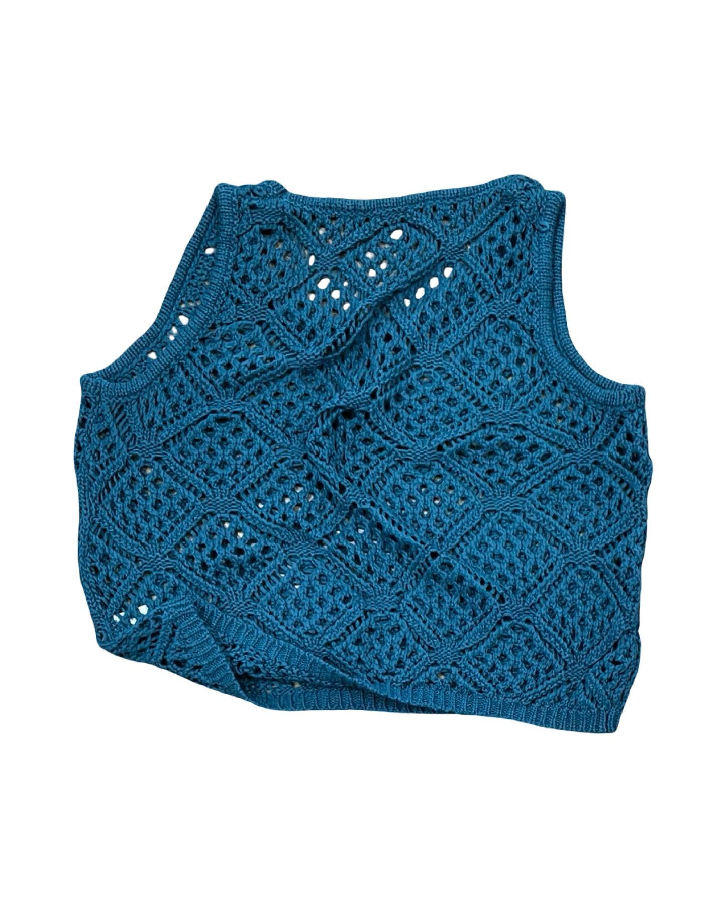 Vest Sweater By Clothes Mentor In Teal, Size:M