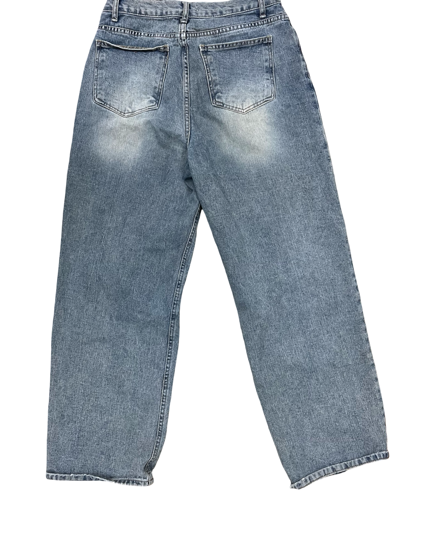Jeans Straight By Clothes Mentor In Blue Denim, Size:M