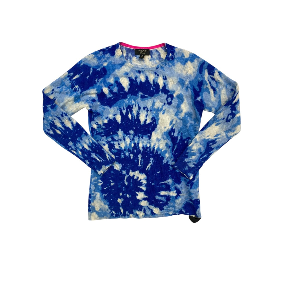 Sweater By Charter Club In Blue, Size:M