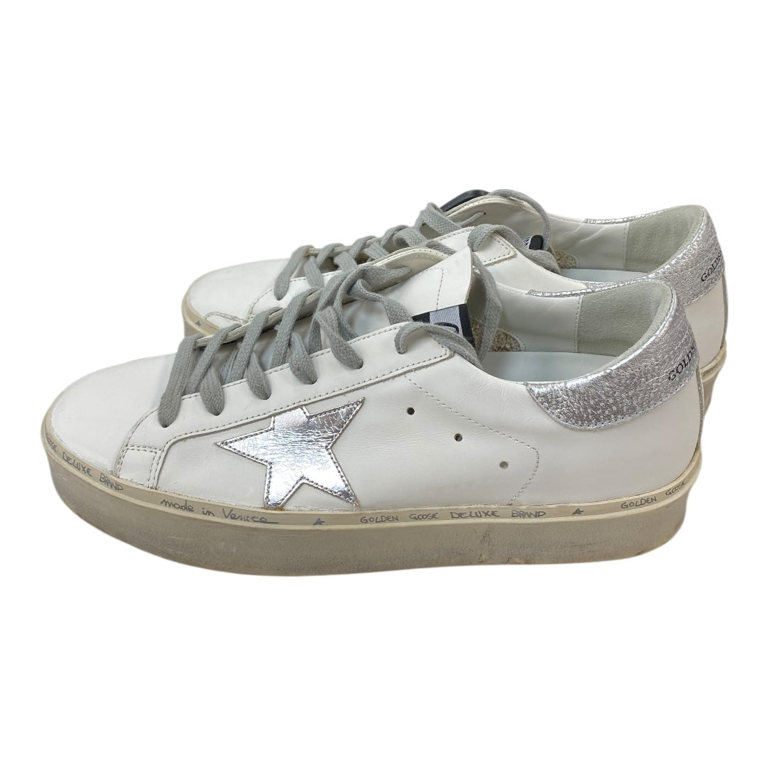 Shoes Luxury Designer By Golden Goose In White, Size:9.5