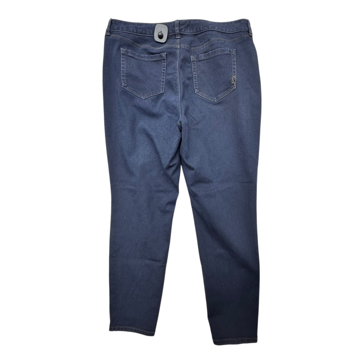 Jeans Skinny By Style And Company In Blue Denim, Size:12P