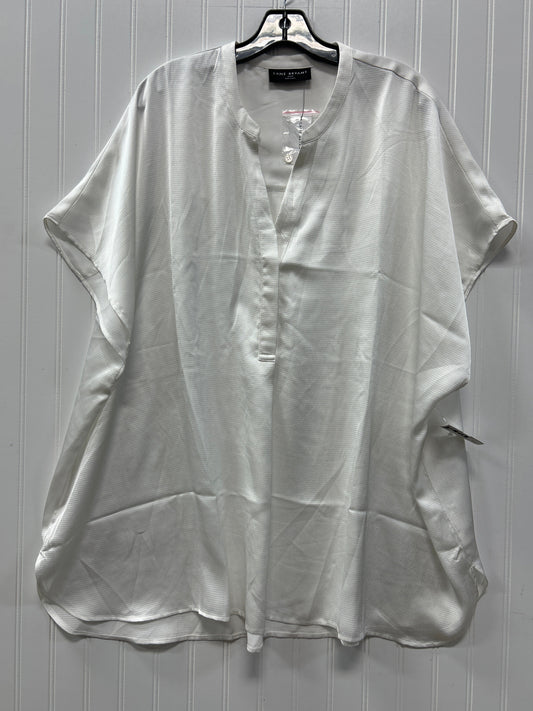 Top Ss By Lane Bryant In White, Size:4X