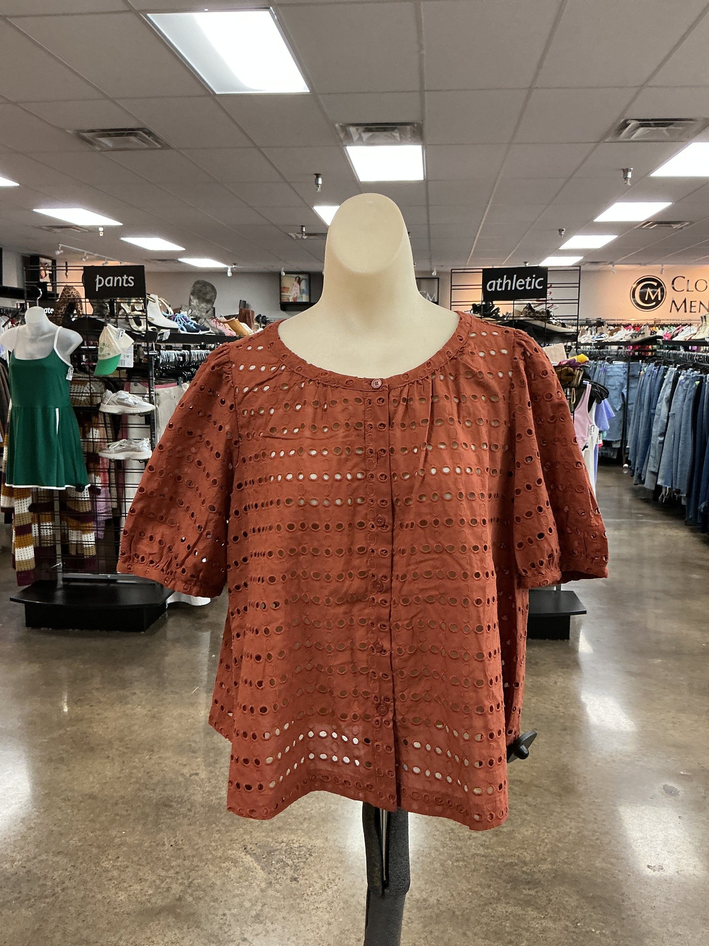 Top Ss By Loft In Brown, Size:S