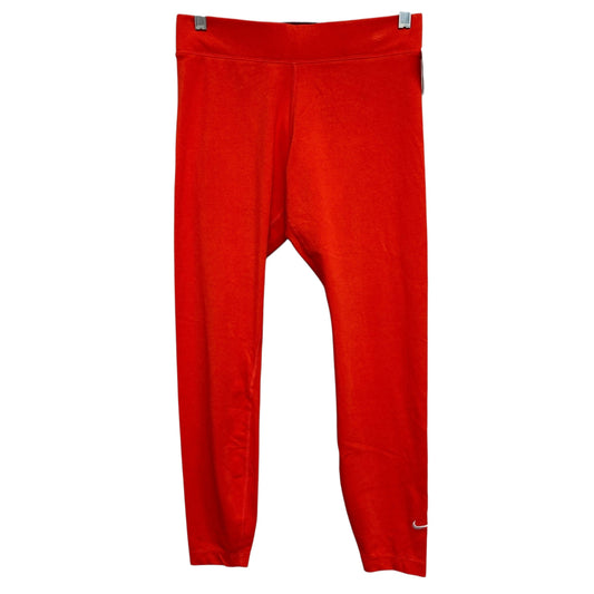 Athletic Leggings By Nike Apparel In Red, Size:M