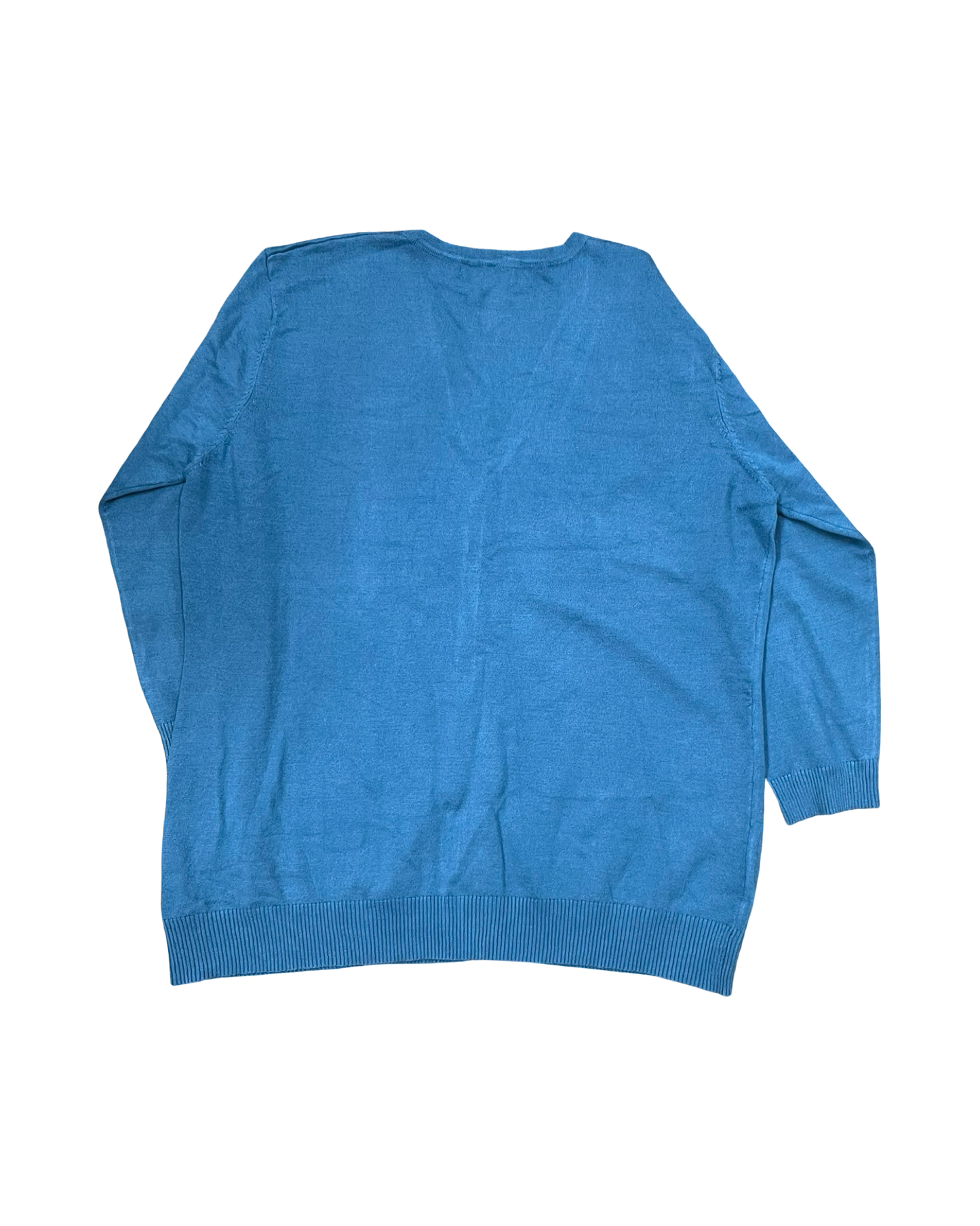 Top 3/4 Sleeve By Downeast In Aqua, Size:1X