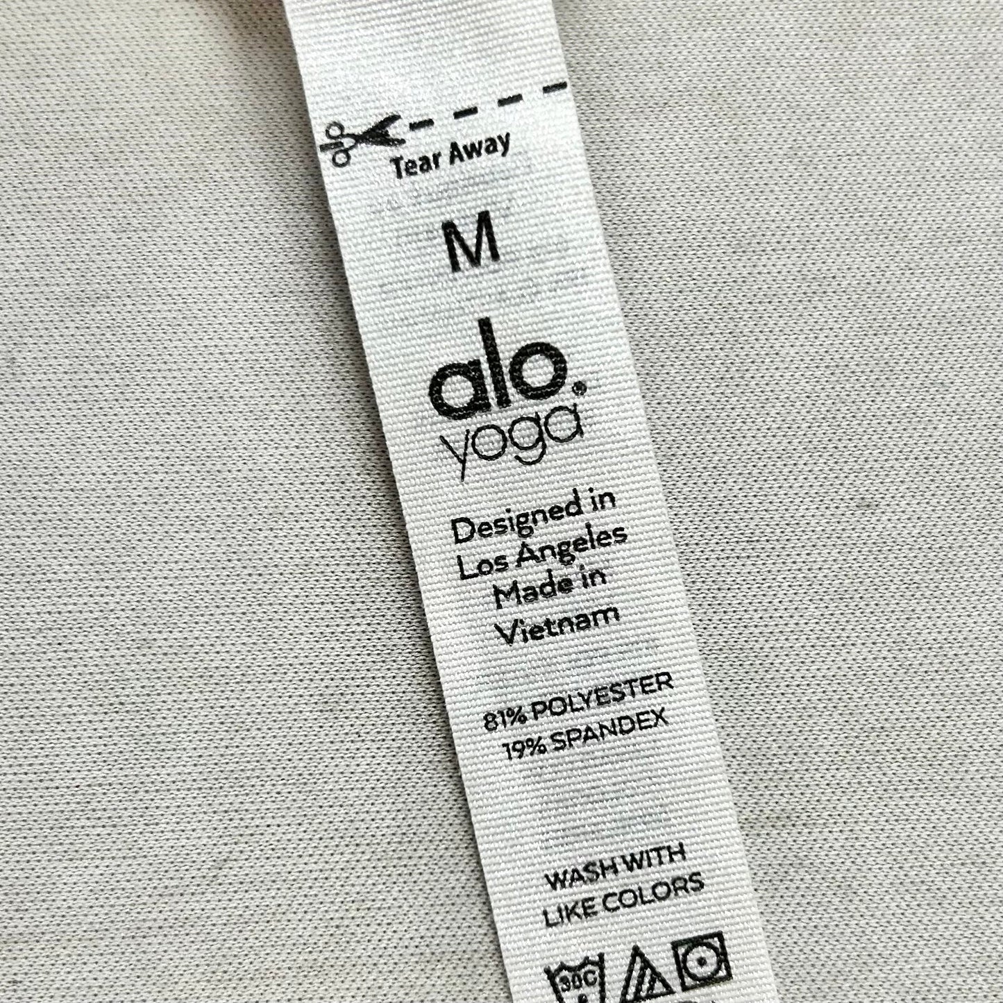 Athletic Shorts By Alo In Orange & Pink, Size: M