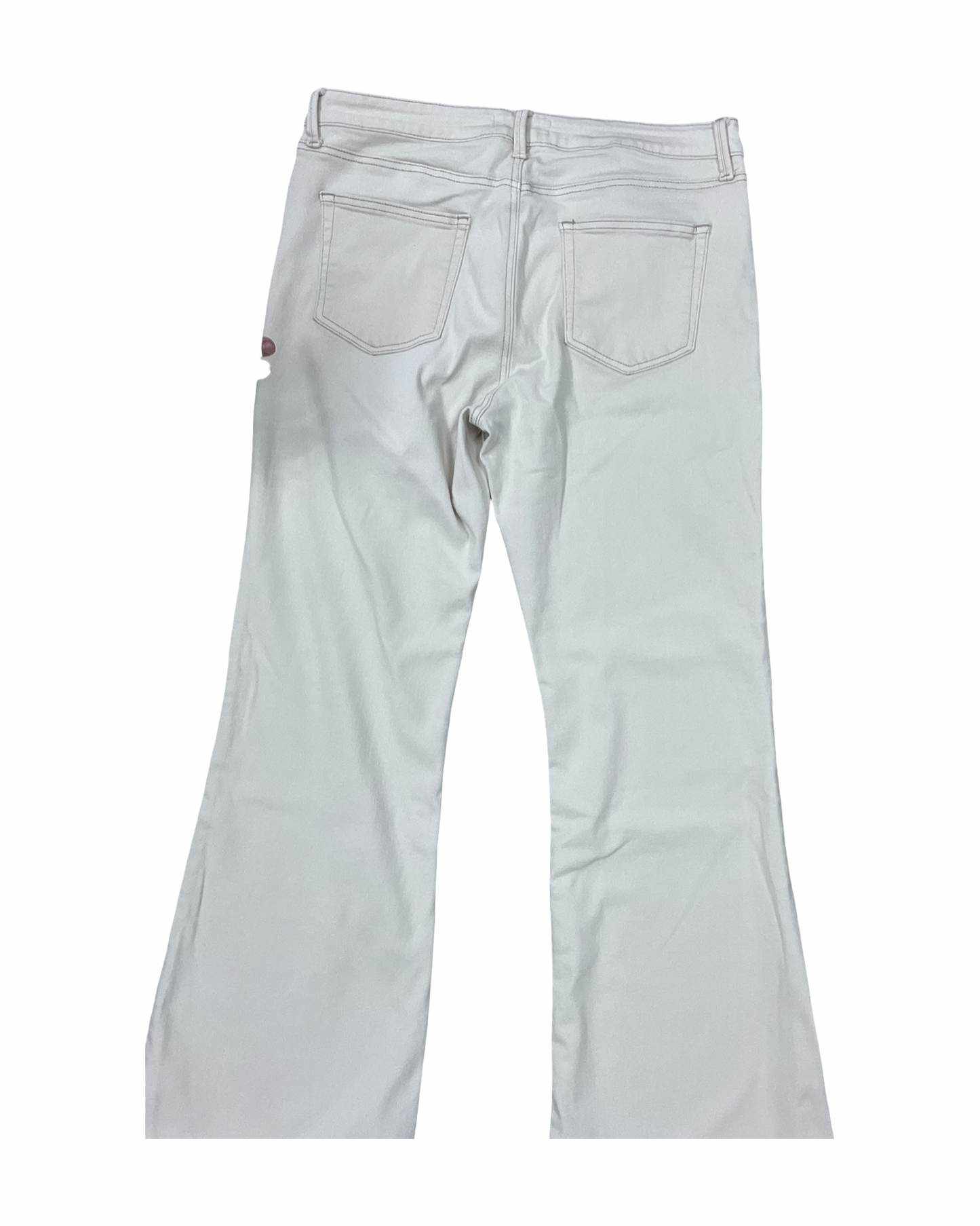 Jeans Flared By Just Usa In Cream, Size:14