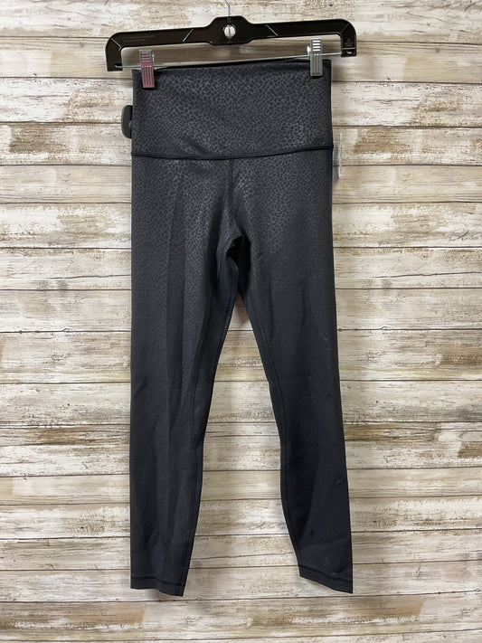 Athletic Leggings By Lululemon In Black, Size:4