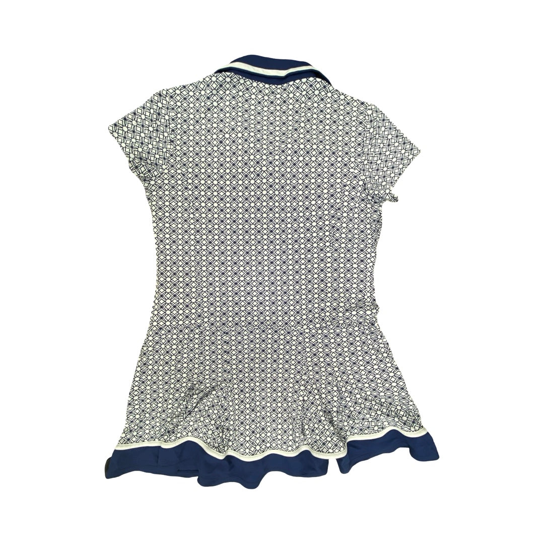 Dress Designer By Lilly Pulitzer In Blue & White, Size:L