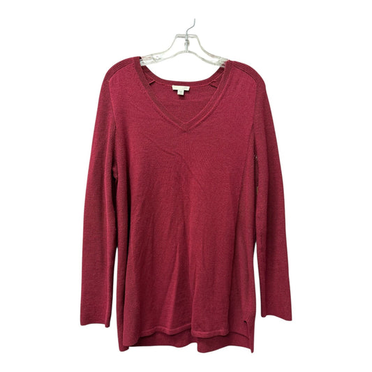 Sweater By J. Jill In Red, Size:M