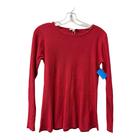 Top Ls By Vila Milano In Red, Size:M
